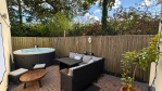 Outdoor rear patio area