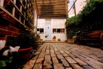 the hidden courtyard and entrance