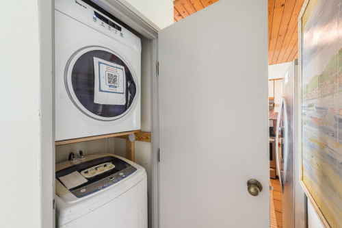 W/D is located in kitchen closet