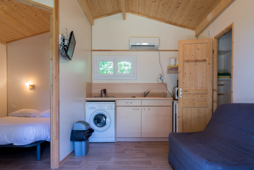 Pièce commune chalet Mas Bazan