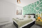 king sized zip and link bed 
can act as 2 single beds if unzipped and pulled apart
 please request how you want it laid out