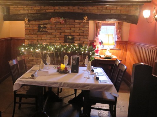 The Snug set for private dining