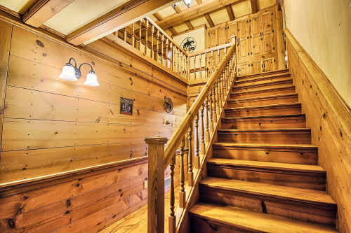 Bottom of South Side Staircase