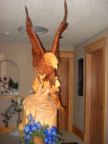Carving by local carver