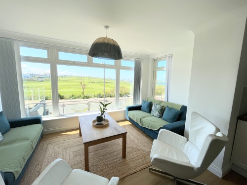 Fistral Waves  - Living Room view