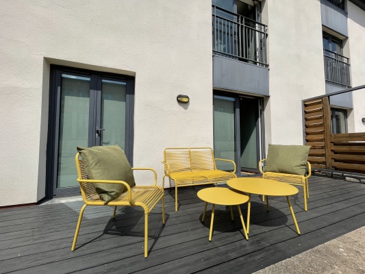 Sun terrace with outdoor furntiure
