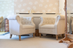 Arm Chairs in Ivory Bedroom
