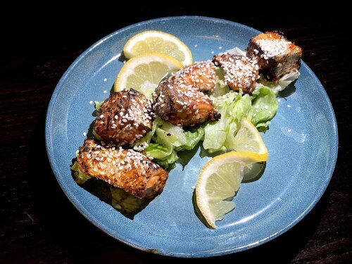 Honey Salmon Starters