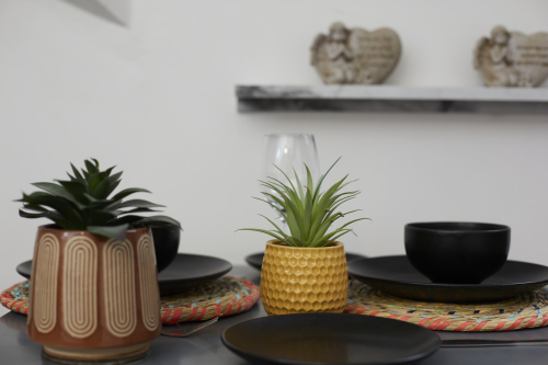 Modern kitchen with all essentials for short or extended stays