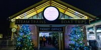 Steam train and boat trips at Christmas