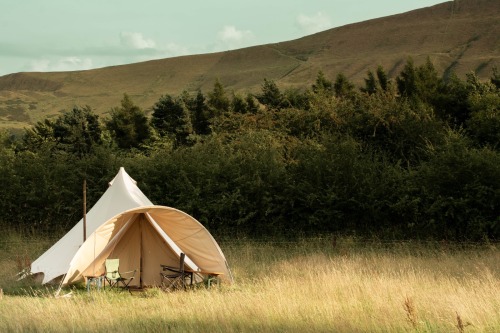Outside of Bell Tent