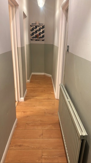 This photo represents the hallway of the flat 