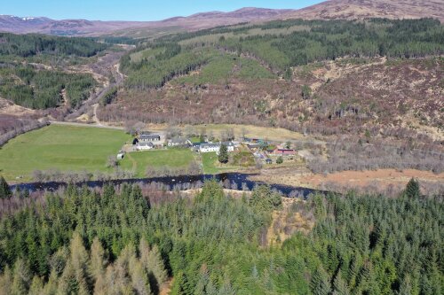 Ariel View of the property