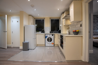 Kitchen Washing Machine & Fridge