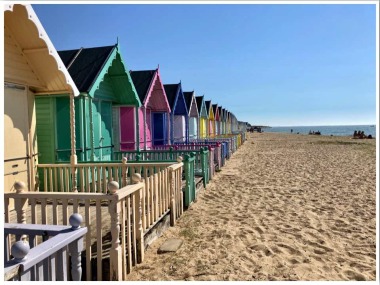 Beach Huts of Mersey Island