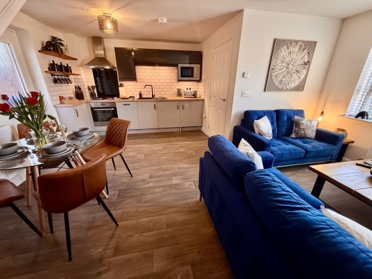 Open Plan Living Dining Kitchen Area