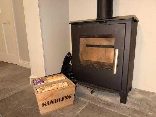 Characterful quirky fireplace