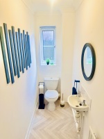 down stair toilet