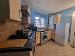 This photo represent kitchen of the flat 