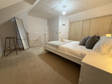 Full length mirror and storage