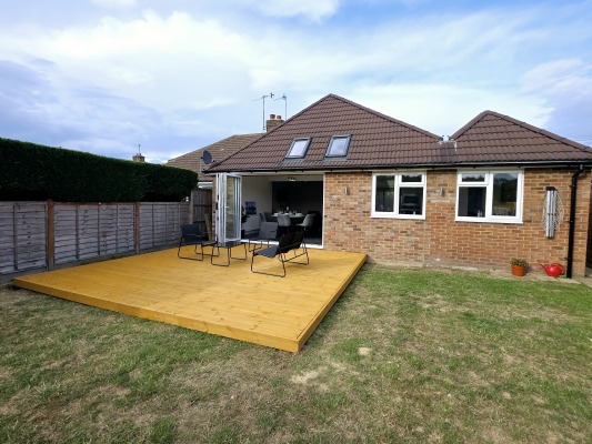 Outdoor area in garden 