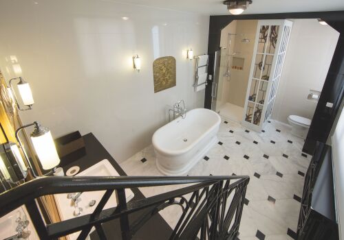 Salle de Bain Art déco , "VAN HUFFEL"