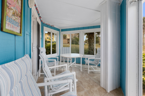 Sun Room, outside the  Living Room