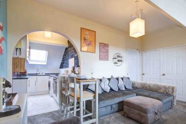 Looking through to kitchen