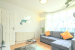 Comfy Living room with sofa bed