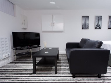 Seating area in studio