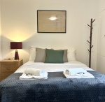 In each room: Microwave, plates, bowls, cutlery, tea, coffee, sugar, biscuits, kettle, mugs, drinking glasses