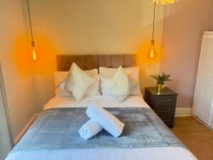 This photo represents bedroom 3 of the flat