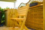 rear garden area