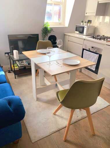 with dinning table in