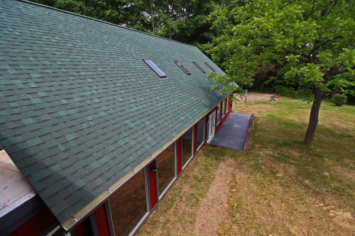 Roof of Pool House, from Back Deck, Southern Belle Lodge