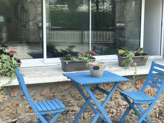 Terrasse gite urbain