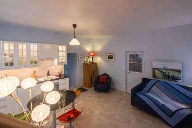 vue de hauteur pièce principale