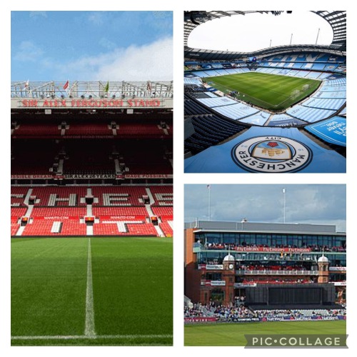 Red, blue or cricket? Old Trafford, Ethiad stadium and Emirates old trafford