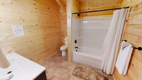 Upper Level Full Bathroom #3: Shower/Tub Combo