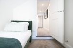 Bright and airy bedroom designed for comfort, style, and ultimate relaxation.