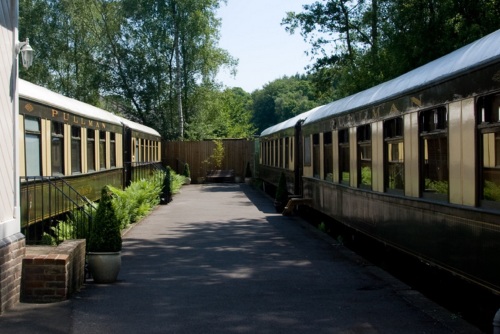 The four Pullman carriages