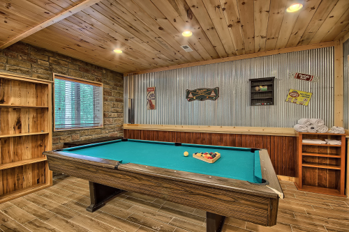 Pool Table, from side