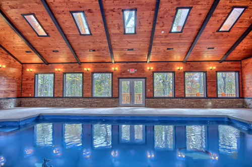 Pool :Room, looking West, Majestic Oaks Lodge