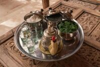 Tagadert Lodge, Morocco, tea-time