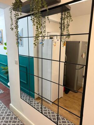 This photo represents the communal hallway of the house