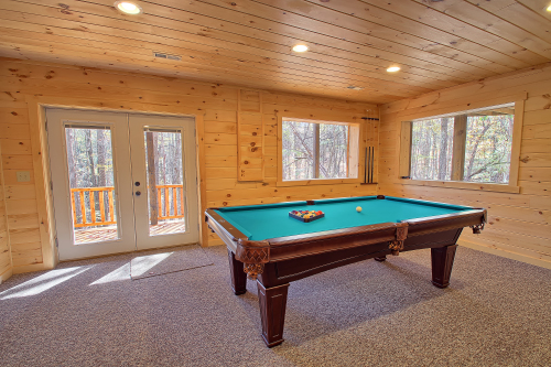 Pool Table, in Lower Level