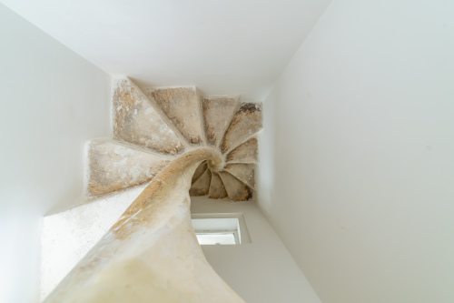 spiral stone staircase