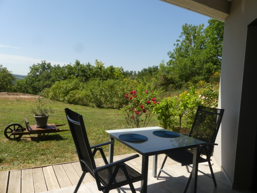 la terrasse et le jardin