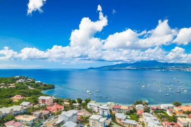 Vue plage de l'anse mitant