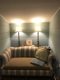 Curl up in this cozy little nook to read a book or watch a little TV.